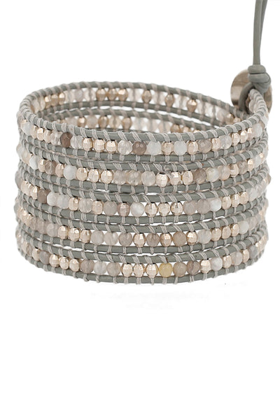Chan Luu Grey Pearl Wrap – Belle Blu