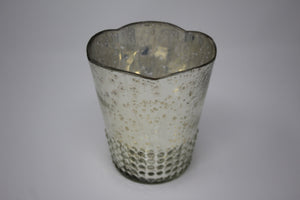 Silver Vintage Inspired Mercury Glass Votive
