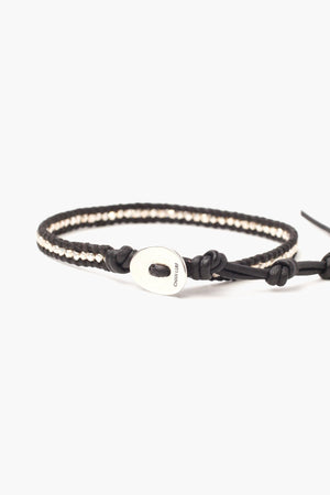 Chan Luu Silver Men's Single Wrap Bracelet