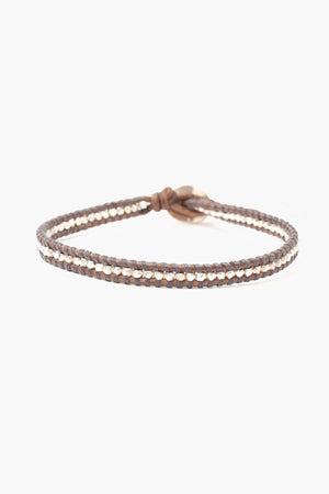 Chan Luu Silver Men's Single Wrap Bracelet