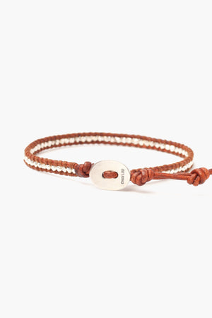 Chan Luu Silver Men's Single Wrap Bracelet